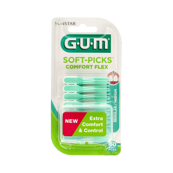 Gum Soft Picks Comf Regular...